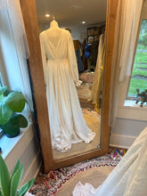 Load image into Gallery viewer, Ready to ship sale gratitude slip and ivory stretchy knit type fabric robe