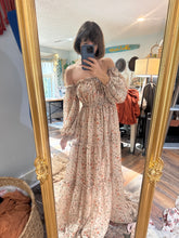 Load image into Gallery viewer, Ready to ship you glow girl Rust floral crinkle on flash sale