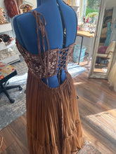 Load image into Gallery viewer, Preorder Hey Babe hand dye brown with embroidery embellishments allow four to six week (each is one of a kind)