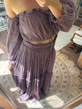 Load image into Gallery viewer, Ready to ship two skirt one top (hand dye and mushroom print)