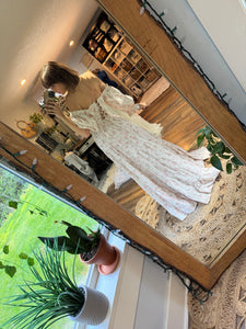 (Two top one skirt) Flash sale ready to ship two piece floral dress fits bigger busts