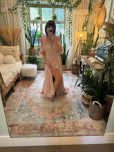 Load image into Gallery viewer, Adorable ready to ship nude blush  Poetry chiffon reclamation dress