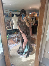 Load image into Gallery viewer, Ready to ship two dress deal prairie hearts and Hand dyed beige hey babe dress