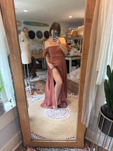 Load image into Gallery viewer, Ready to ship oh my top and meadow skirt cotton rose brown sale