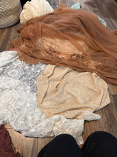 Load image into Gallery viewer, (Package A)Box of fabric remnants perfect for baby layering (photo prop)