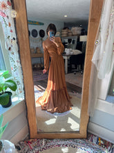 Load image into Gallery viewer, Ready to ship sale nothing quite like you two piece dress copper brown matte satin