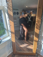 Load image into Gallery viewer, Preorder allow 6-8 week you glow girl black sheer lace dress