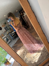 Load image into Gallery viewer, (Filagree) Ready to ship rusty floral Always and forever dress (slightly sheer)