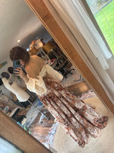 Load image into Gallery viewer, Vintage lovers crinkle skirt with always top ready to ship sale