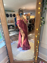 Load image into Gallery viewer, Ready to ship sale always and forever light burgundy dress cotton