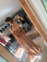 Load image into Gallery viewer, Ready to ship a new day two piece copper brown satin matte