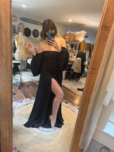 Load image into Gallery viewer, Ready to ship black matte satin oh lover dress sale