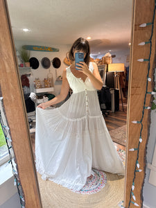 Ready to ship Obsess About It dress sleeveless ivory has pockets
