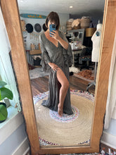 Load image into Gallery viewer, Last of these  SALE Ready to ship dreams like these sage olive gauze fits small to xl