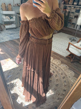 Load image into Gallery viewer, Ready to ship hand dyed two piece with poetry crinkle top