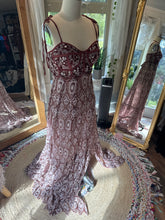 Load image into Gallery viewer, Ready to ship sale hand dyed lace sleeveless dress