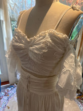 Load image into Gallery viewer, Ready to ship amazing bundle. Show off those shoulders hand dye dress, off white show off top, so Sara beige top, poetry lace corset top and soul mate skirt deal