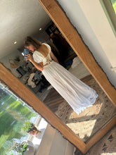 Load image into Gallery viewer, SALE Ready to ship off white oh lover dress in linen cotton