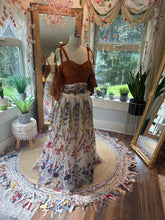 Load image into Gallery viewer, One of a kind skirt with we belong rusty textured top ready to ship sale
