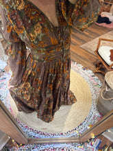 Load image into Gallery viewer, (Limited edition) Ready to ship Soul Mate dress in brown vintage floral print cotton on sale