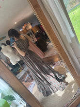 Load image into Gallery viewer, Ready to ship two dress deal prairie hearts and Hand dyed beige hey babe dress
