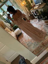 Load image into Gallery viewer, Adorable ready to ship nude blush  Poetry chiffon reclamation dress