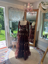 Load image into Gallery viewer, One of a kind sample sale hand dyed embroidery dress