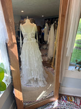 Load image into Gallery viewer, Ready to ship sale one of a kind vintage lace top with two lace skirts