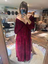Load image into Gallery viewer, Ready to ship effortless dress on red velvet sale