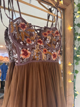 Load image into Gallery viewer, Preorder Hey Babe hand dye brown with embroidery embellishments allow four to six week (each is one of a kind)