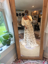 Load image into Gallery viewer, Ready to ship sale oh lover with embroidery creamy ivory dress