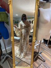 Load image into Gallery viewer, Ready to ship two dress deal Ophelia dress in crinkle (sheer) with brown Athena dress