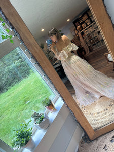 Ready to ship mystical wonders tulle embroidery dress two piece