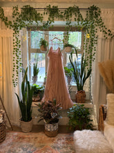 Load image into Gallery viewer, Adorable ready to ship nude blush  Poetry chiffon reclamation dress