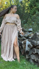 Load image into Gallery viewer, Ready to ship Mega Sale two piece dress in taupe blush color