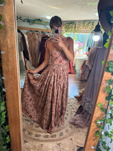 Load image into Gallery viewer, Ready to ship hand dyed blush beige floral two piece