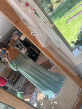 Load image into Gallery viewer, You glow girl lace dress hand dye ready to ship sale