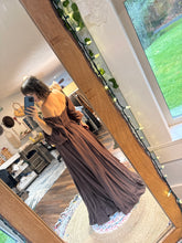 Load image into Gallery viewer, (Deep brown) Ready to ship brown   The Sugar Sugar Dress  smock top dress in beige new style