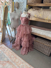 Load image into Gallery viewer, Sample sale ready to ship two pice dress rose blush  organize
