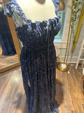 Load image into Gallery viewer, (Blue) Ready to ship hand  dye lace always and forever dress blue