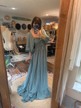 Load image into Gallery viewer, Spring sale ready to ship always dress with sleeve in blue