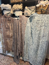 Load image into Gallery viewer, You get all shown hand dye Vintage lace ) (Package y) bigger pieces ready to ship Box of fabric remnants perfect for baby layering (photo prop) sale