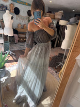 Load image into Gallery viewer, Grey hand dyed lace ready to ship  one top, two skirts