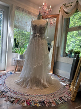 Load image into Gallery viewer, Ready to ship sale one of a kind vintage lace top with two lace skirts