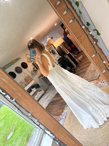 Ready to ship Obsess About It dress sleeveless ivory has pockets