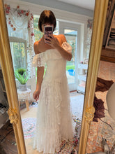 Load image into Gallery viewer, Sample sale satin and lace corset dress - low waist sheer bottom