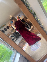Load image into Gallery viewer, Ready to ship effortless dress on red velvet sale