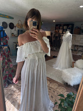 Load image into Gallery viewer, Show off those shoulders maxi length ready to ship ivory on sale