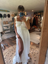 Load image into Gallery viewer, Ready to ship Always and Forever dress off white soft matte Rayon satin