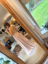 Load image into Gallery viewer, Two dress deal nude everyday slip and wish dress hand dyed ivory ready to ship